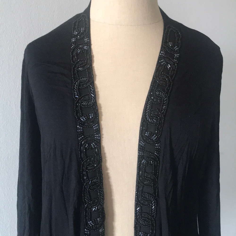 NWT Design History Black Cardigan M